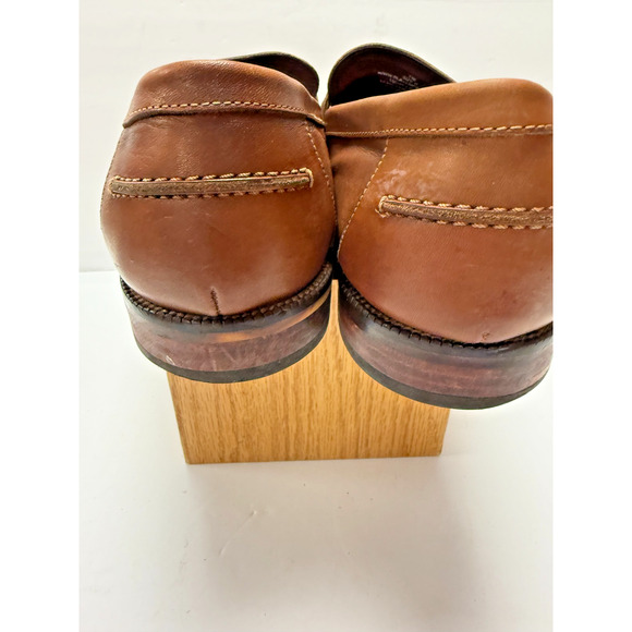 Blake McKay Brown Leather Penny Loafers Classic Dress Shoes Men’s 11 main image 13